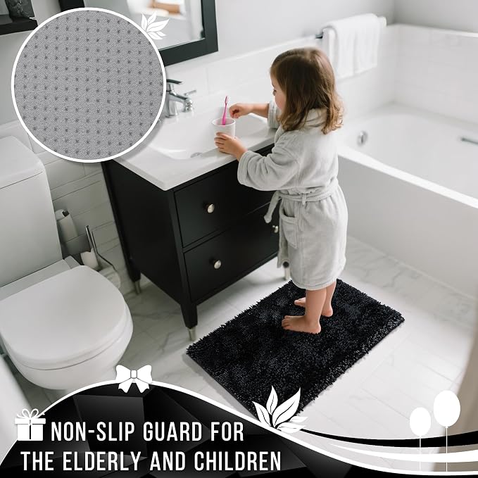 Yimobra Long Bathroom Rug Non Slip 44x24 Inch, Extra Thick Soft Absorbent - Image 6
