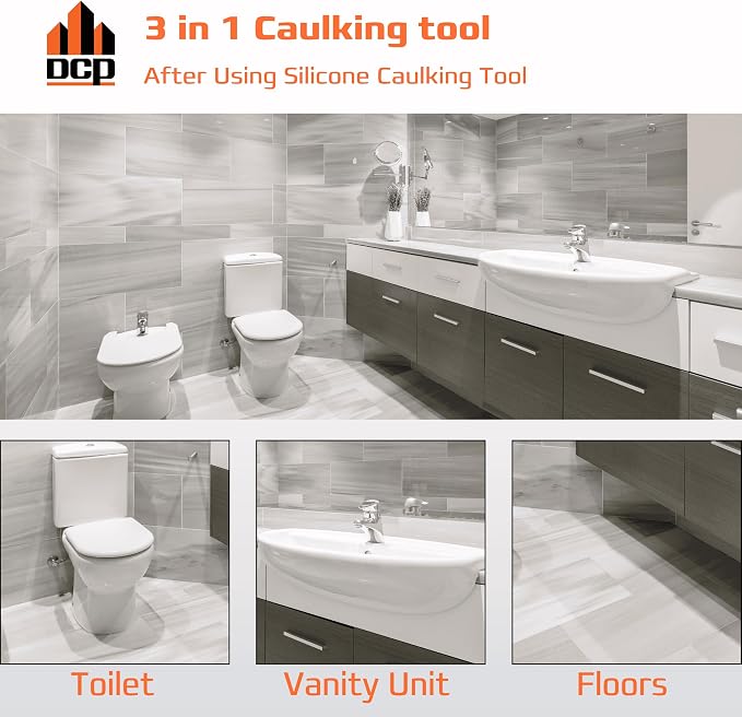 DCP Donseal 3 in 1 Caulking Tool Kit – Silicone Caulking Tool - Image 7