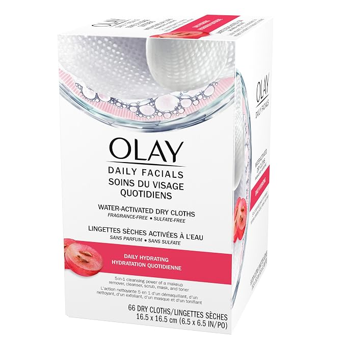 Olay Daily Facials, Daily Clean Makeup Removing Facial Cleansing Wipes - Image 9