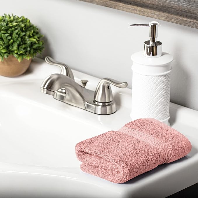 BLUENILEMILLS BNM Egyptian Cotton 6-Piece Towel Set, Includes 6 Face Towels - Image 3