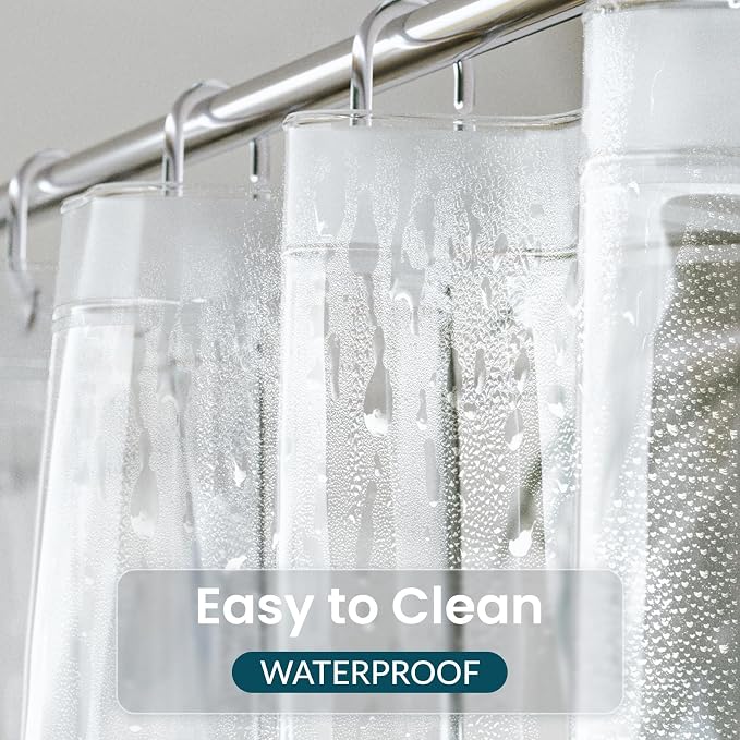 Titanker Clear Shower Curtain Liner, Premium PEVA Shower Liner Heavy Duty - Image 6