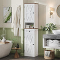 67" H Tall Bathroom Cabinet, Narrow Storage Cabinet by Halitaa