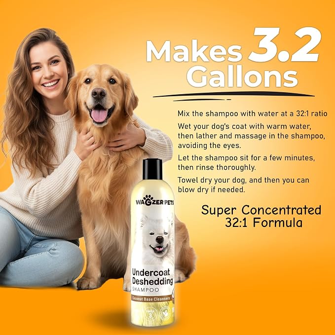Wagzer Highly Concentrated 16oz Dog Shampoo | Makes up to 3.2 Gallons | - Image 4