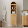 67" Tall Arched Bathroom Narrow Storage Cabinet by EYYTHUNG