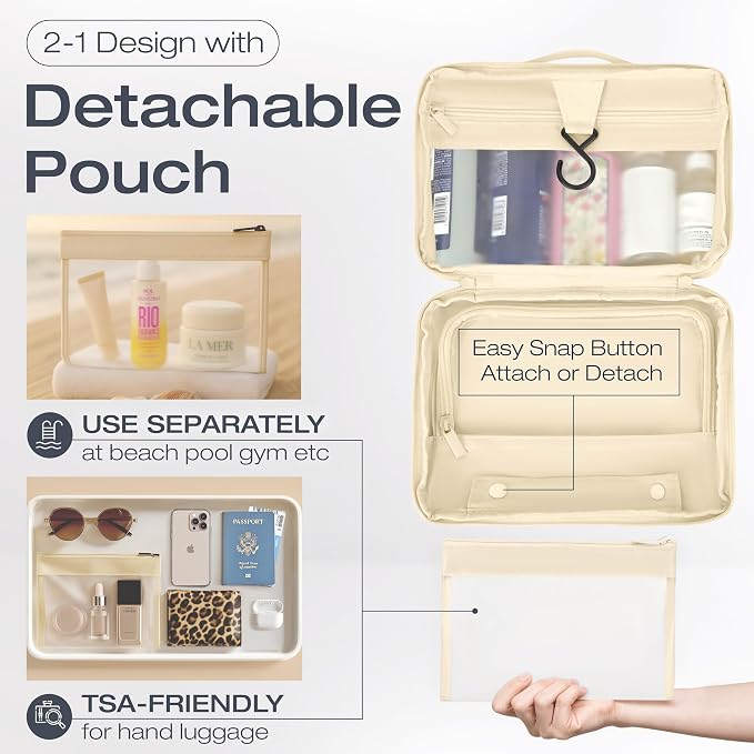 KAZAY Hanging Toiletry Bag - Image 4