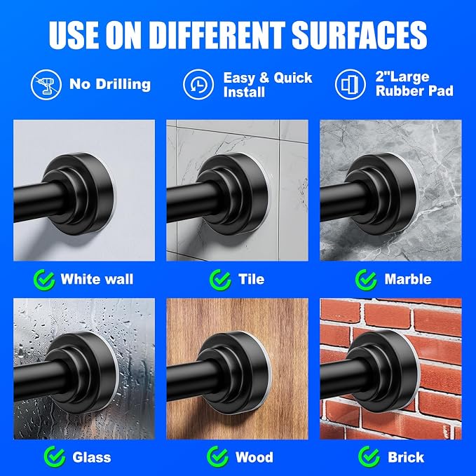 Ausemku Shower Curtain Rod Tension - Image 3
