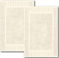 White Classic Luxury Bath Mat Floor Towel Set by WhiteClassic