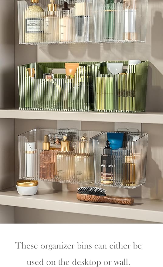 Set Of 2 Storage Organizer Bins Wall Mounted Shower Basket, Shower Caddy - Image 6