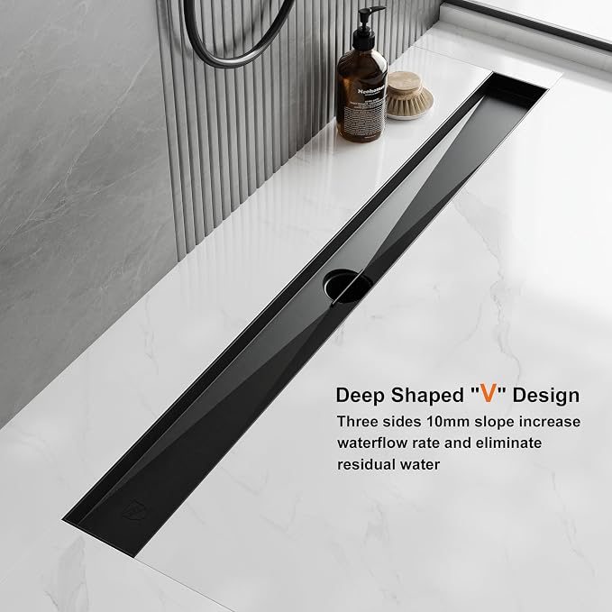 Neodrain 24 in Rectangular Linear Shower Drain - Image 3