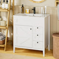 30 inch Bathroom Vanity with Sink, Freestanding Vanity by Unknown
