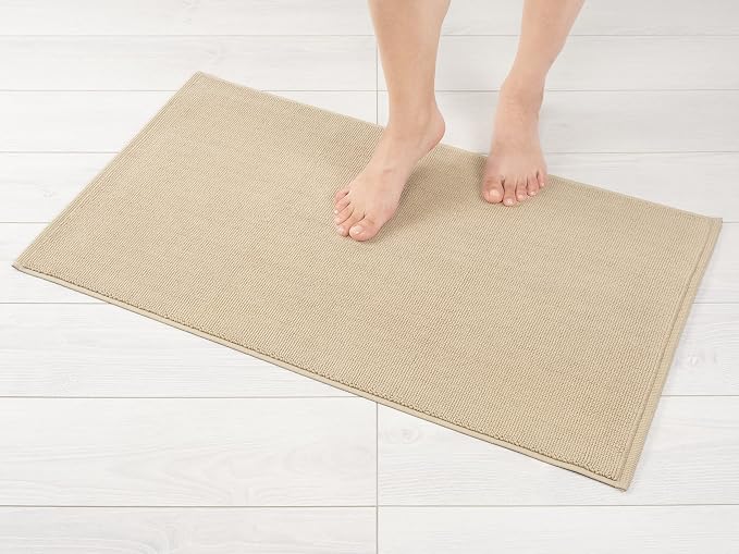 American Soft Linen Bath Rug, 20 in 34 in 100% Cotton Bath Mats Rugs by AmericanSoftLinen