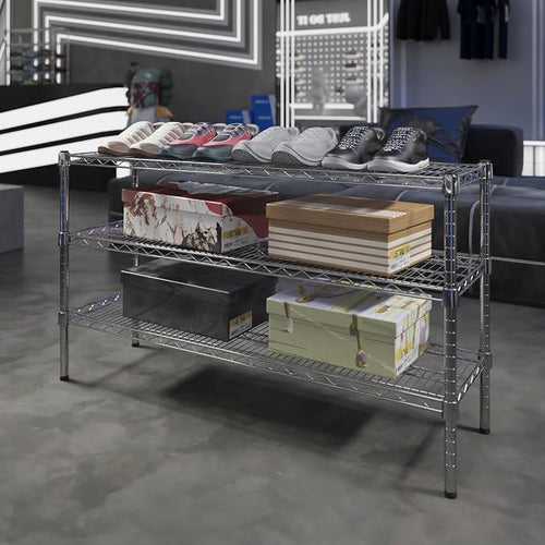 14" Deep x 42" Wide x 27" Height Wire Shelving Kit | 3-Tier | NSF Commercial - Image 2