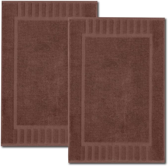 White Classic Luxury Bath Mat Floor Towel Set by WhiteClassic