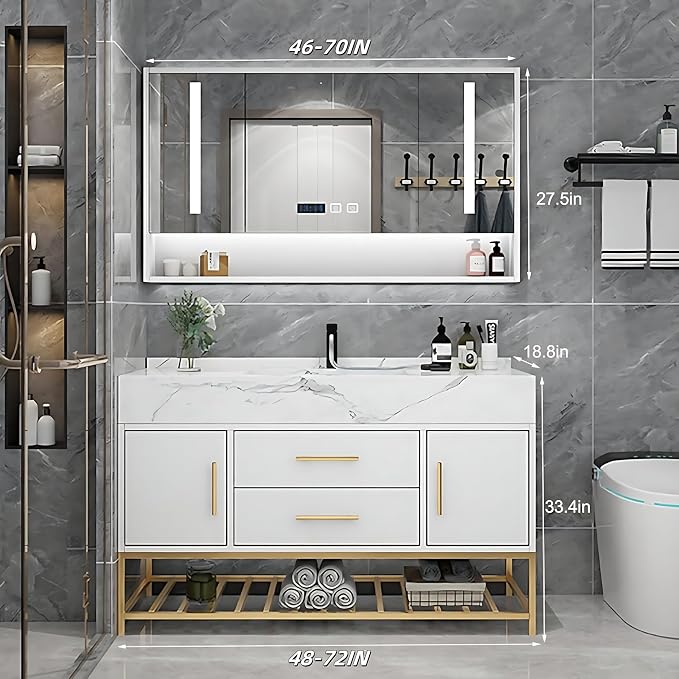 Modern 64IN Bathroom Vanity - Image 2
