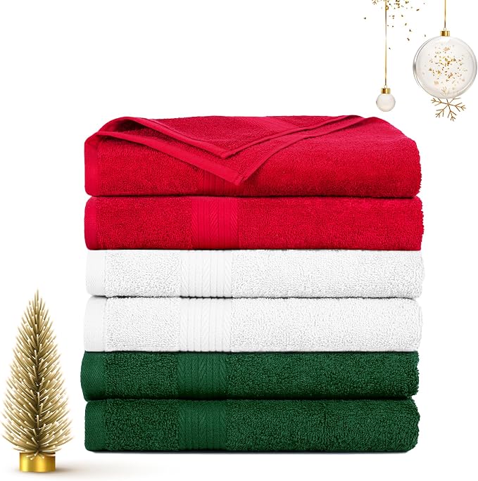Ample Decor Hand Towel for Bathroom 100% Cotton 18 X 28 Inch 600 GSM Soft - Image 2