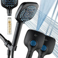 AquaCare 4X High Pressure 10 Spray Mode Filtered Showerhead by HotelSpa