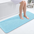 OLANLY Bathroom Rugs 47x17, Extra Soft Absorbent Chenille Bath Rugs, Rubber by OLANLY