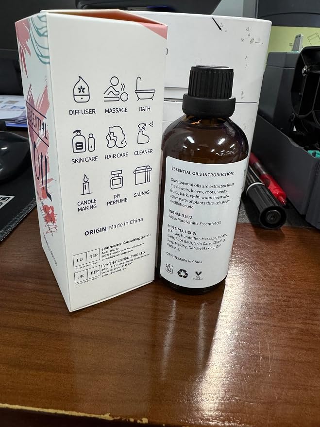 Vanilla Essential Oil Pure, Mumianhua Natural Vanilla Bean Oil - Image 8