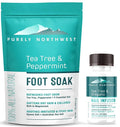 Purely Northwest-Tea Tree Oil Foot Soak & Nail Repair Oil Set- by PurelyNorthwest