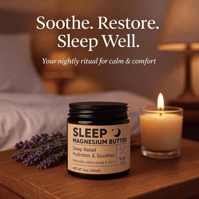 Magnesium Butter for Sleep, Nighttime Magnesium Cream for Leg & Foot – - Image 7