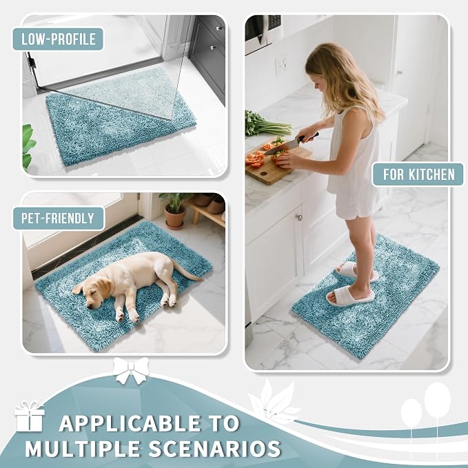 Yimobra Large Bathroom Rug Non Slip 36x24 Inch, Extra Thick Soft Absorbent - Image 7