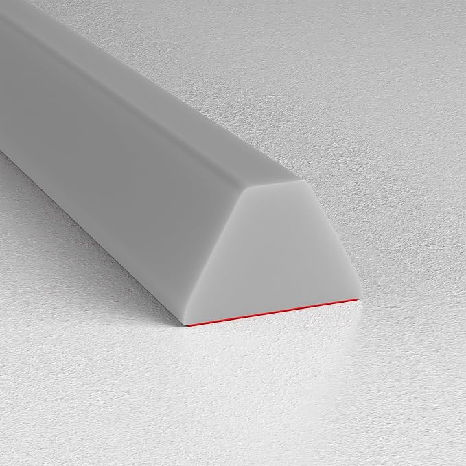 67 Inch Collapsible Shower Water Dam, Shower Threshold Water Dam Shower Barrier by Risunpet