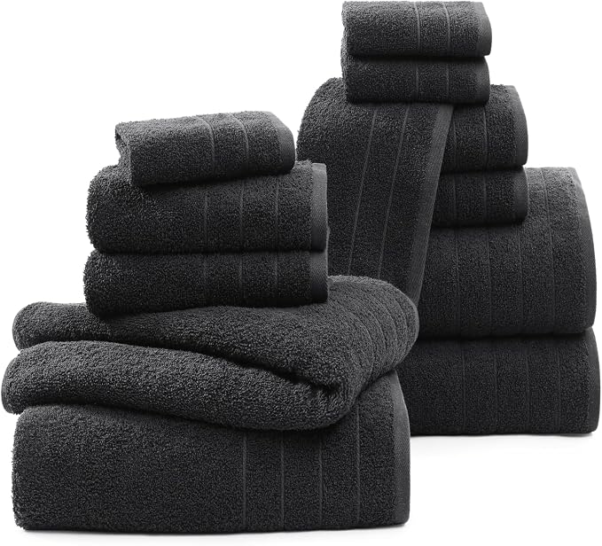 Casa Platino 100% Mercerized Cotton Luxury Bathroom Towels Set - Image 2