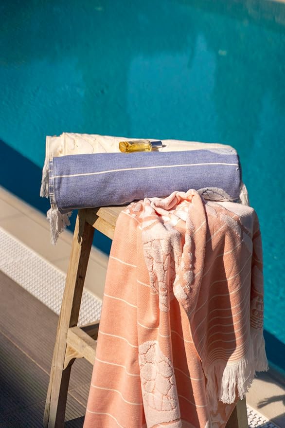 SOFE H&L | LINVIA Foutah Quick Dry Beach Towel Pack of 2 Basic - Image 7