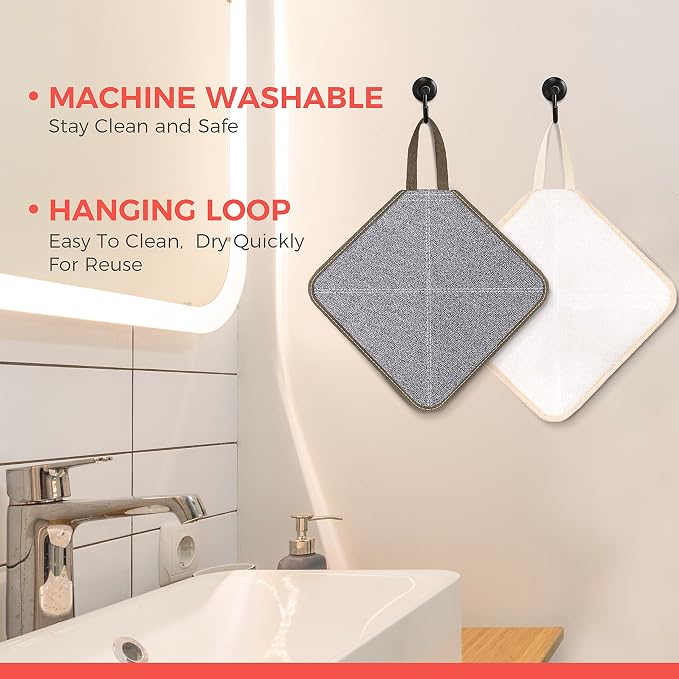 ZOMCHI Exfoliating Washcloth for Face and Body, Dual Function Wash Cloth - Image 7