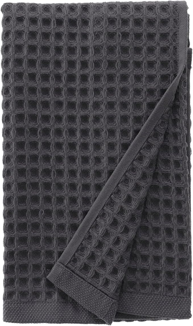 sea me at home Waffle Hand Towel – 100% Turkish Cotton, Soft and Absorbent by seameathome
