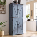 ACCOHOHO 72" Tall Kitchen Pantry, Farmhouse Storage Cabinet by ACCOHOHO