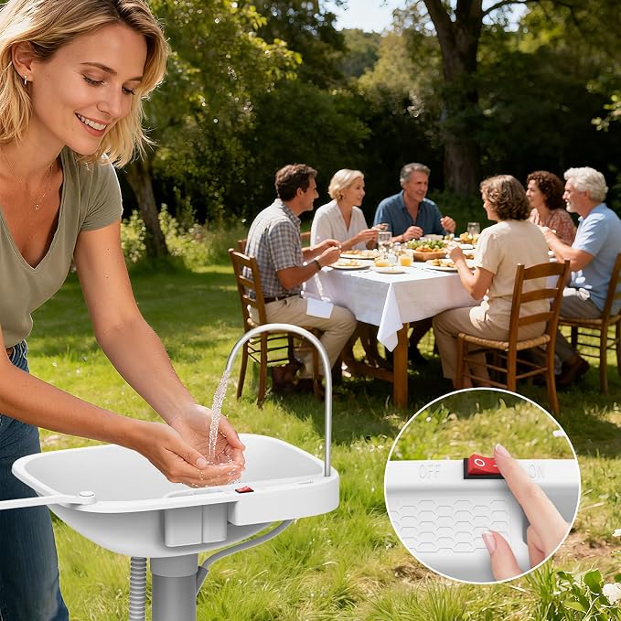 Portable Sink Hand Wash Station - 18L Capacity - Image 5