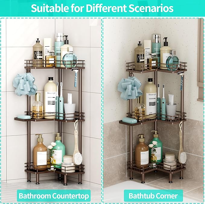 HapiRm Corner Shower Caddy Standing - Image 4