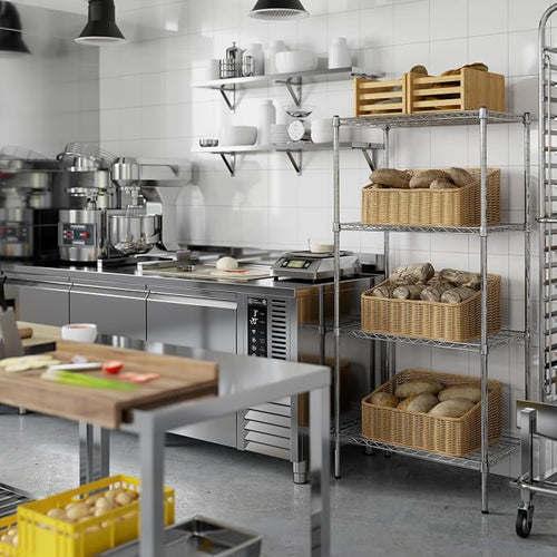 18" Deep x 30" Wide x 64" Height Wire Shelving Kit | 4-Tier | NSF Commercial - Image 2