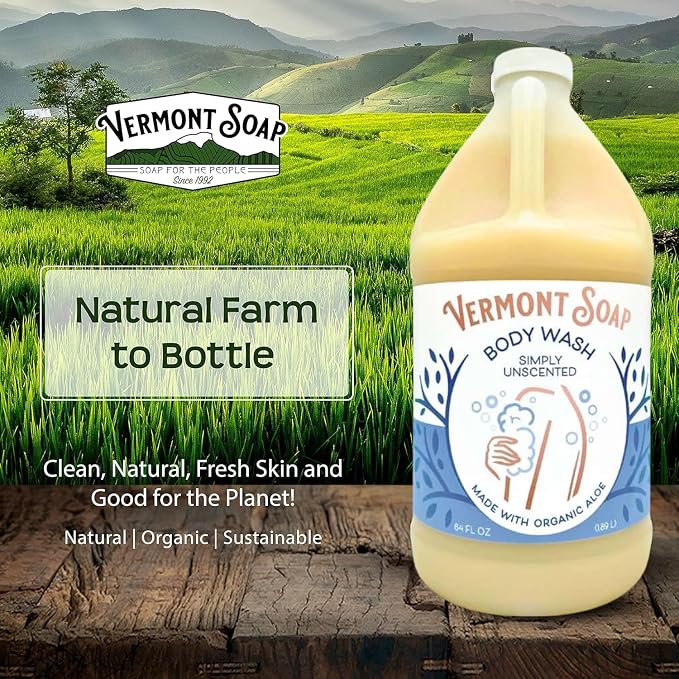 VERMONT SOAP Body Wash, Natural Body Wash - Image 5