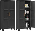 Pantry Cabinets for Kitchen, 61.02” Tall Storage Cabinets, Metal Pantry Storage by Kooyon