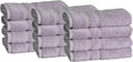 Mosobam Luxury Turkish Set of 12 Hand Towels 16X30 Lavender Aura 700 GSM Bamboo by Mosobam