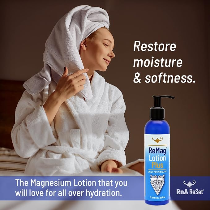 RnA ReSet ReMag Lotion – Topical Magnesium & Daily ReHydrator, Smooth - Image 4