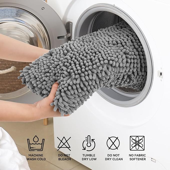 Bcoimo 70"×24" Absorbent Bath Mat, Non-Slip - Image 6