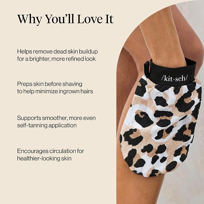 Kitsch Exfoliating Glove – Korean Exfoliating Mitt & Deep Exfoliating Body - Image 6