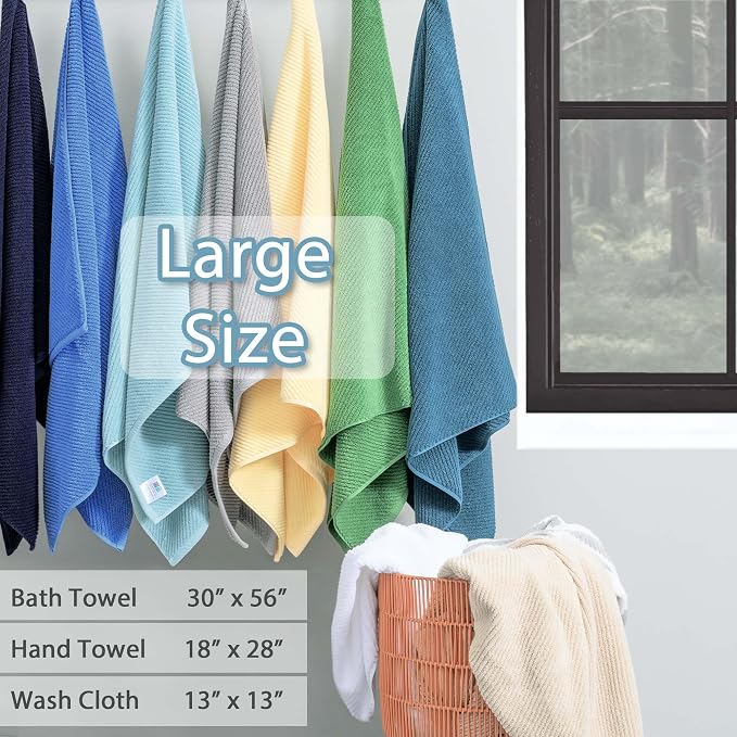 VOOVA & MOVAS Beige Towels for Bathroom - Image 3