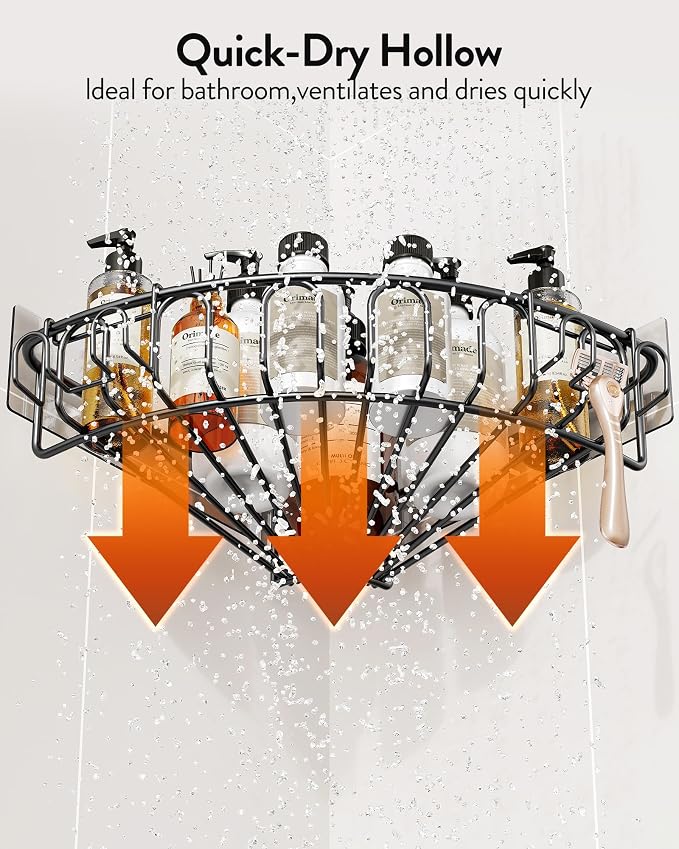 Orimade Corner Shower Caddy Stainless Steel - Image 6
