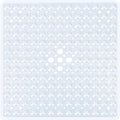 Clear Square Shower Mat Bathtub Mat Non Slip 21x21 Inch, Square Bath Mat by NaolotureHome