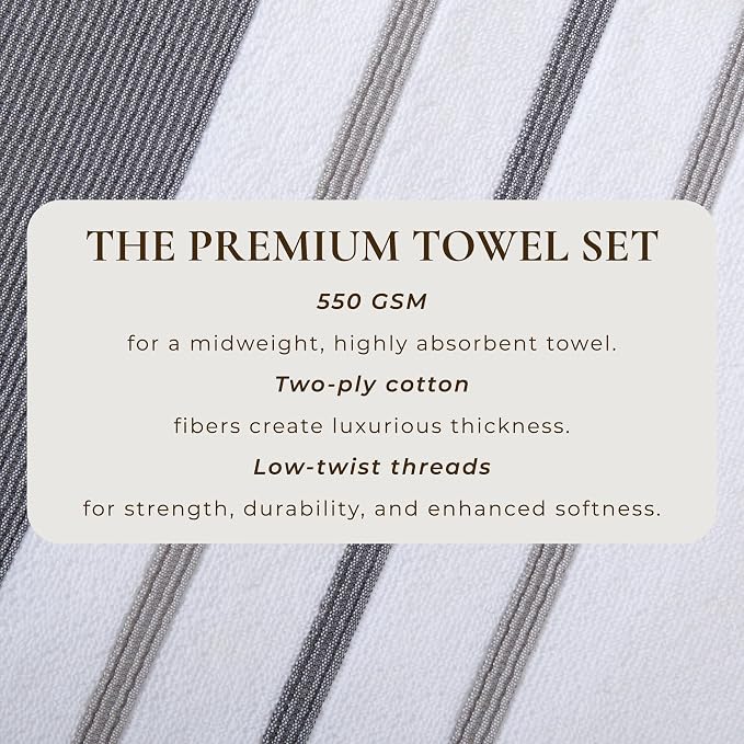 Great Bay Home Decorative Bath Towel Set - Image 4