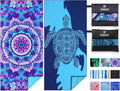 2 Pack Lightweight Thin Beach Towel Oversized 71"x32" Big Extra Large by Gomust