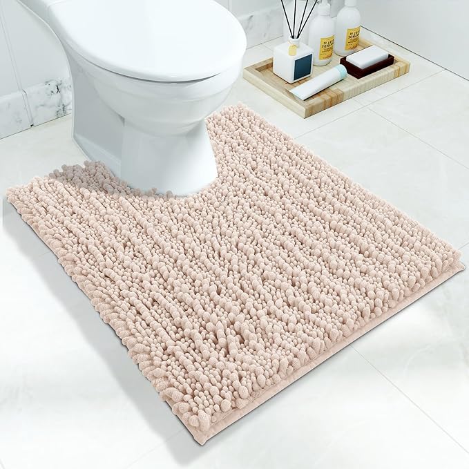 Yimobra Toilet Rug U Shaped Washable 24x20 Inch by Yimobra