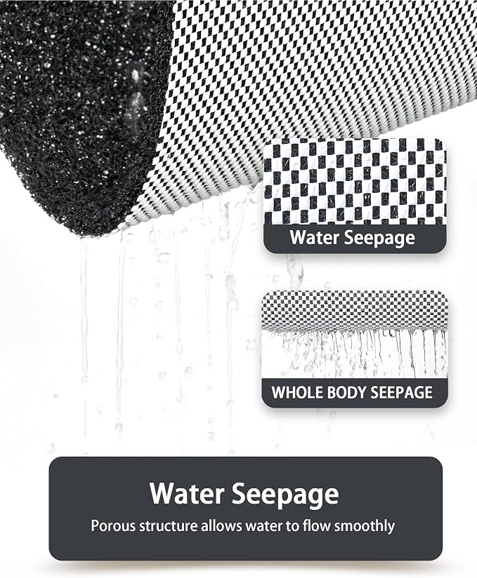 Non Slip Shower Mats for Inside Shower, 17x30 Inch, Anti-Slip Bathtub Mats for - Image 5