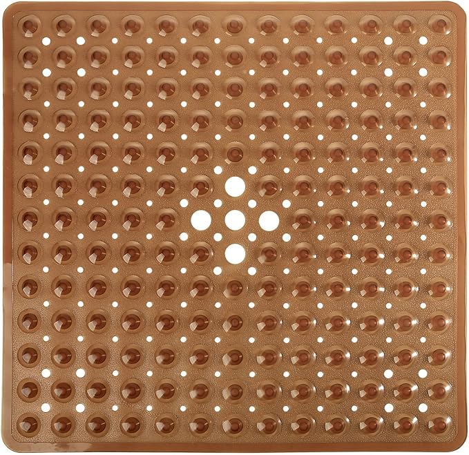 Yimobra Shower Stall Mat Non Slip, 21x21 Inch, Soft Square Bath Mat by Yimobra