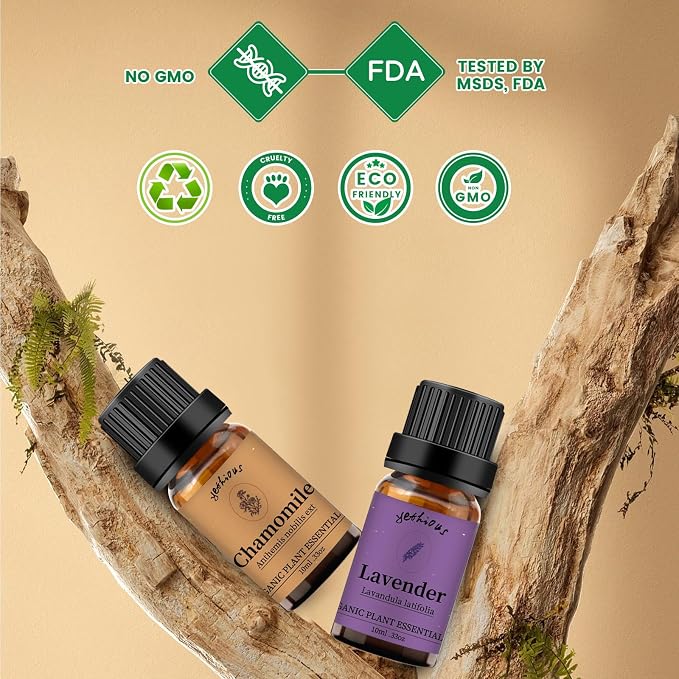 yethious Chamomile Lavender Essential Oil Set Pure Chamomile Lavender - Image 6