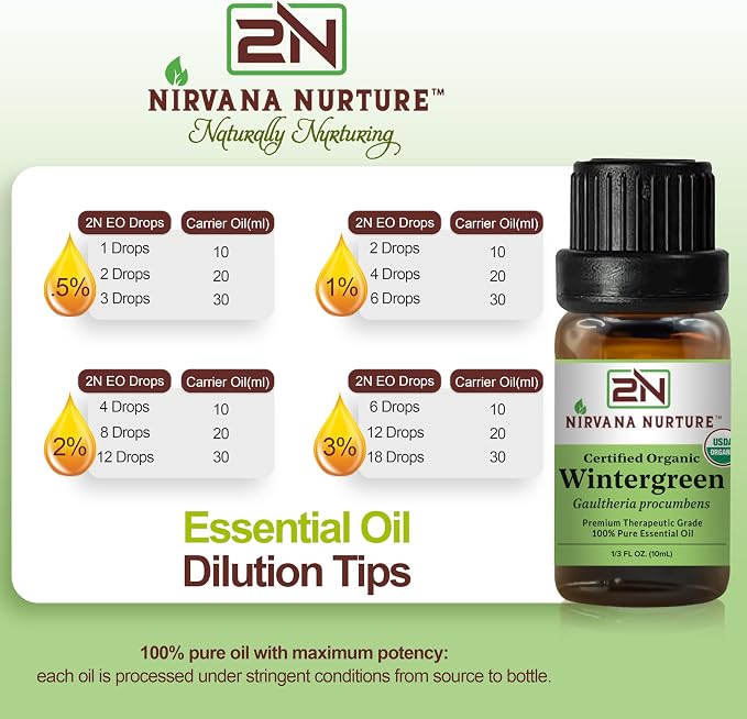 Wintergreen Essential Oil USDA Certified Organic, 100% Pure Natural Premium - Image 7
